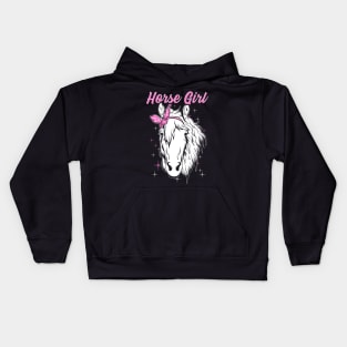 Horse Girl Cute T-shirt Kids Hoodie